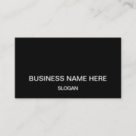 Cartões de visitas profissionais minimalistas da