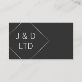 Cartões de visitas profissionais modernos