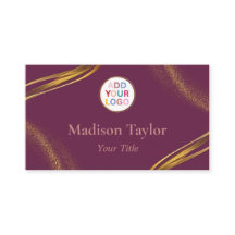 Cartões de visitas profissionais modernos com códi