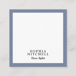 Cartões de visitas quadrados de Cinzas