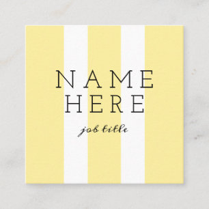 Cartões de visitas quadrados minimalistas modernos