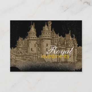 Cartões de visitas Reais do Castelo Francês