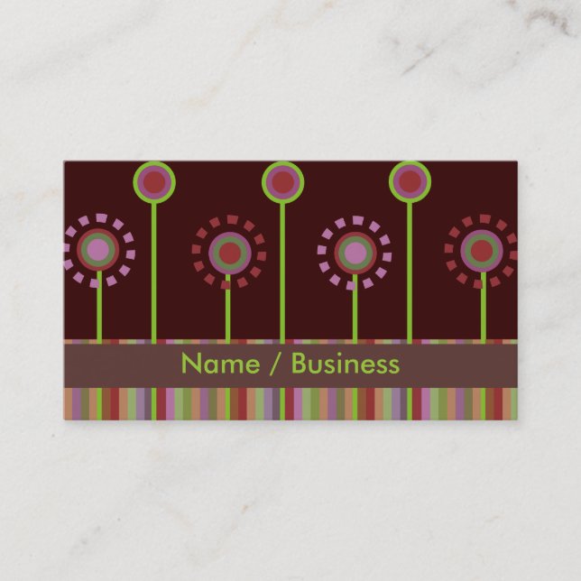 Cartões de visitas retrorreflectores (Frente)