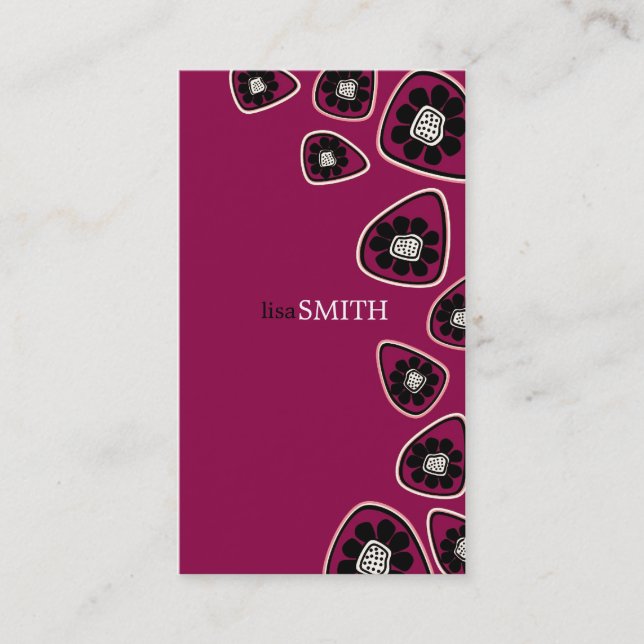 Cartões de visitas retros (Frente)