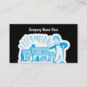 Cartões de visitas retros do pintor