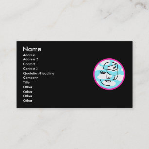 Cartões de visitas retros do Stewardess