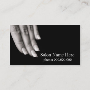 Cartões de visitas Salon de Nail