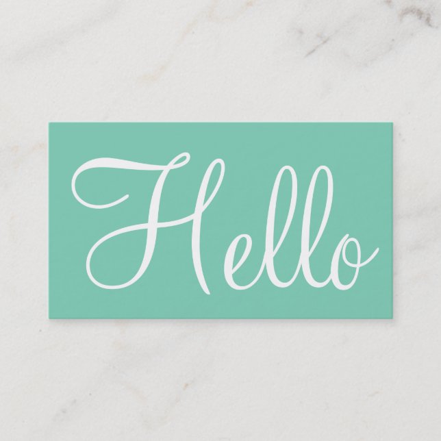 Cartões de visitas simples (Frente)