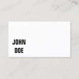 Cartões de visitas simples