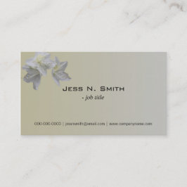 cartões de visitas simples de flores de azalea bra