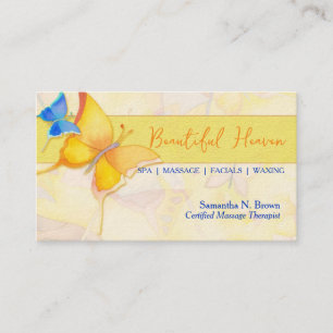 Cartões de visitas Spa de Massagem Pesada de Borb