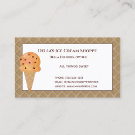 Cartões de visitas Sprinkles de Compro de sorvete