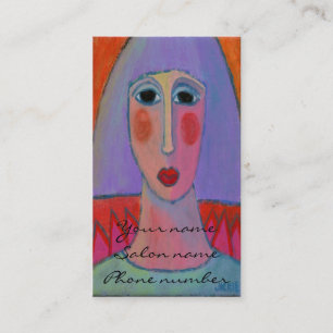 Cartões de visitas Stylist para o cabelo