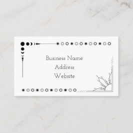 Cartões de visitas Sun e Moon