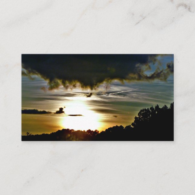 Cartões de visitas sunset (Frente)