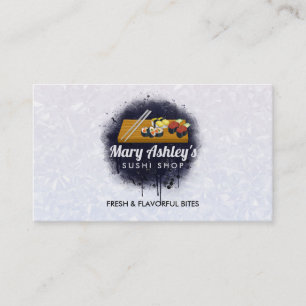 Cartões de visitas Sushi
