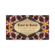 Cartões de visitas Tarot da Deusa da Terra do Sol