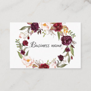 Cartões de visitas - Terra Floral Personalizada