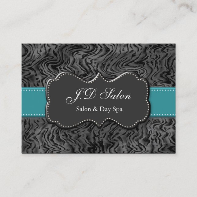 cartões de visitas Trendy Salon (Frente)