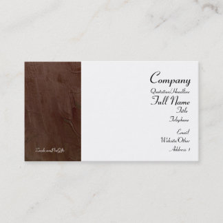 Cartões de visitas Tuscan Burgundy