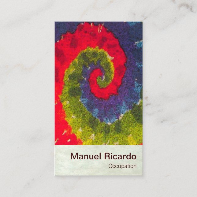 Cartões de visitas UNISEX do ~ psicadélico (Frente)