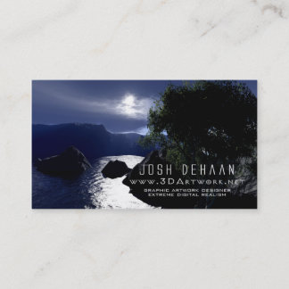 cartões de visitas v1 dos trabalhos de arte 3D