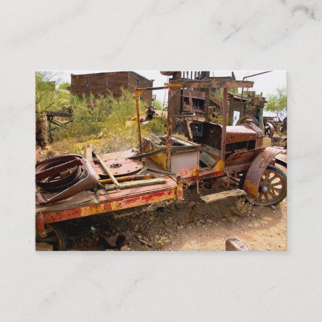 Cartões de visitas velhos do carro (Frente)