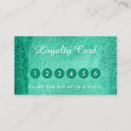 Cartões de visitas verdes do mar de aquarelas