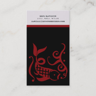 cartões de visitas [vermelhos] de 350 ml