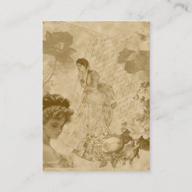 cartões de visitas verticais temáticos do negócio (Frente)