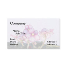 Cartões de visitas violetas, 3,5" x 2,0"