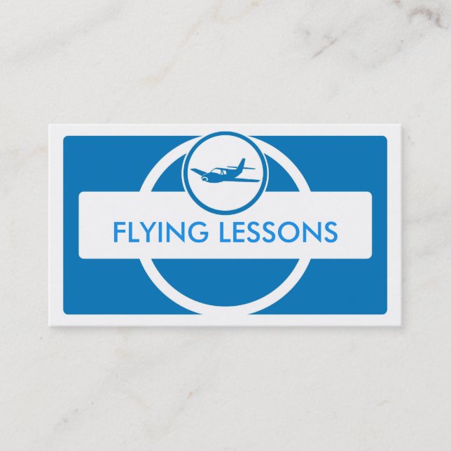 Cartões de visitas voadores de pequeno plano branc (Frente)