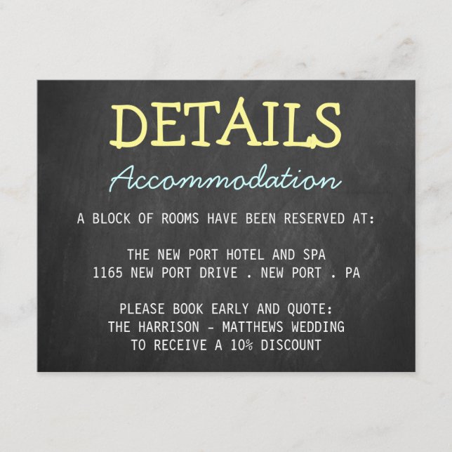 Cartões Detalhados de Casamento com Tipografia Mod (Frente)