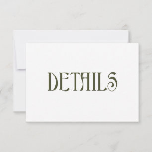 Cartões DETALHADOS De Casamento   Floral Art Nouve