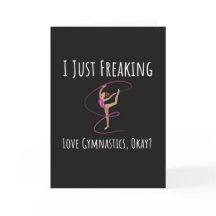 Cartões Divertidos de Ginástica Para Ela Humor de 