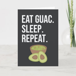 Cartões Divertidos de Guacamole Adoráveis Humor de