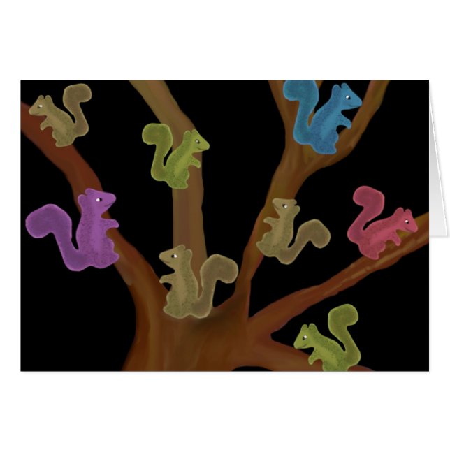 Cartões do abrigo do esquilo (Frente horizontal)