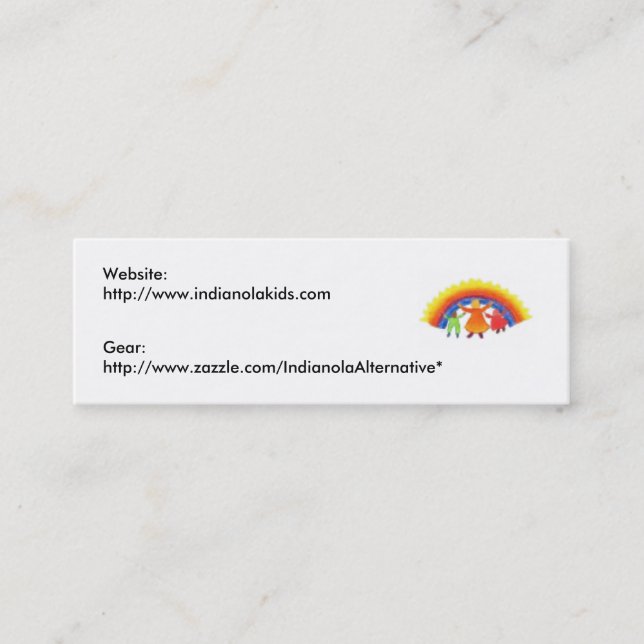 Cartões do alternativo de Indianola (Frente)