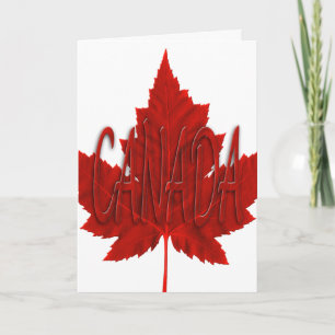 Cartões do Canadá Cartões de Cumprimentos da Bande
