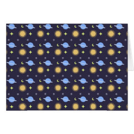 Cartões do caso do espaço