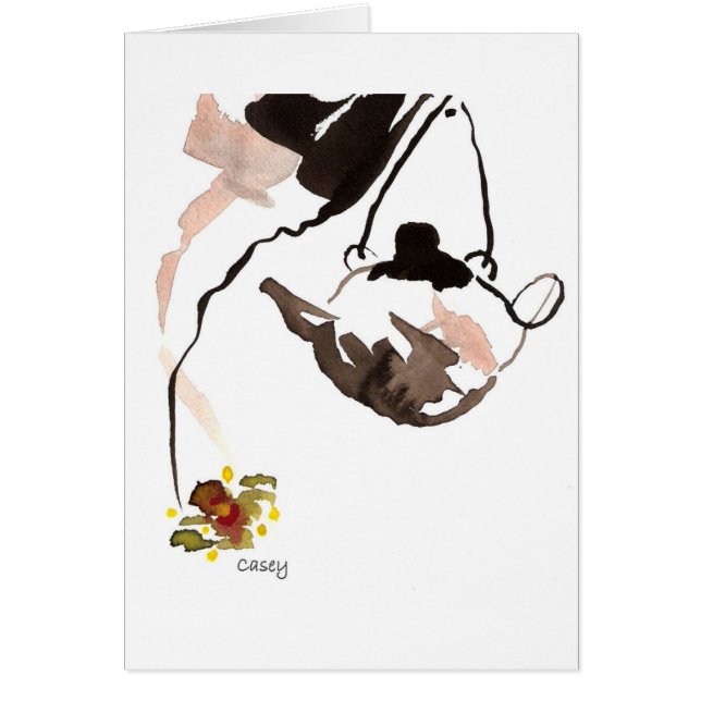 Cartões do chá da orquídea (Frente)