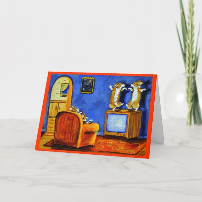 Cartões do Corgi de Galês do Pembroke (Frente)