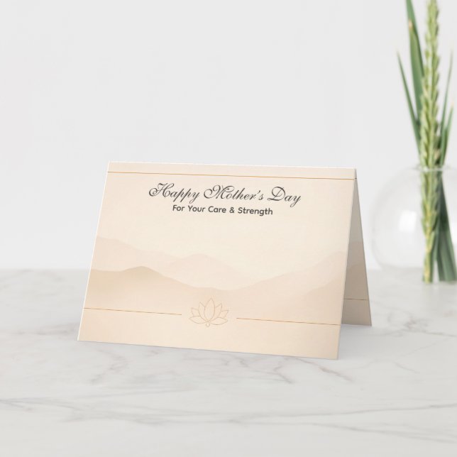 Cartões do Dia das Mães para Clientes com Oferta W (Frente)