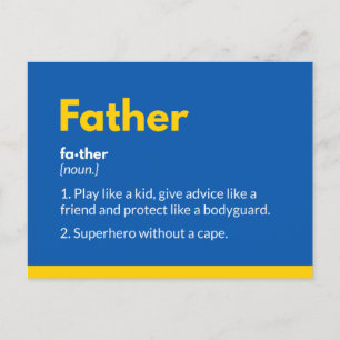 Cartões do dia dos pais super-herói Superdad
