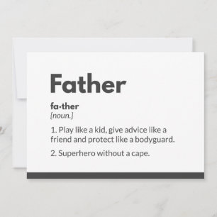 Cartões do dia dos pais super-herói Superdad