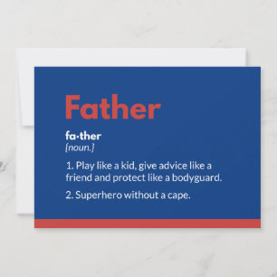Cartões do dia dos pais super-herói Superdad