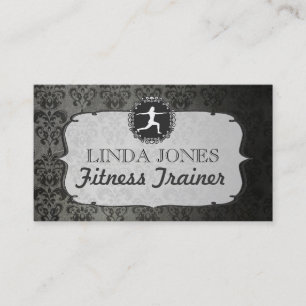 Cartões do instrutor da malhação da ioga do Gym do