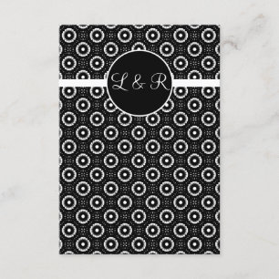 cartões do jogo, rsvp do monograma de vegas