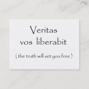 Cartões do liberabit-negócio dos vos de Veritas