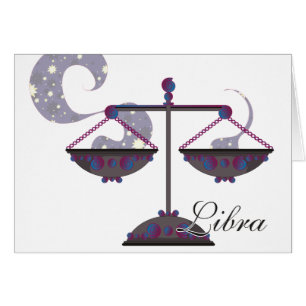 Cartões do Libra da luz das estrelas